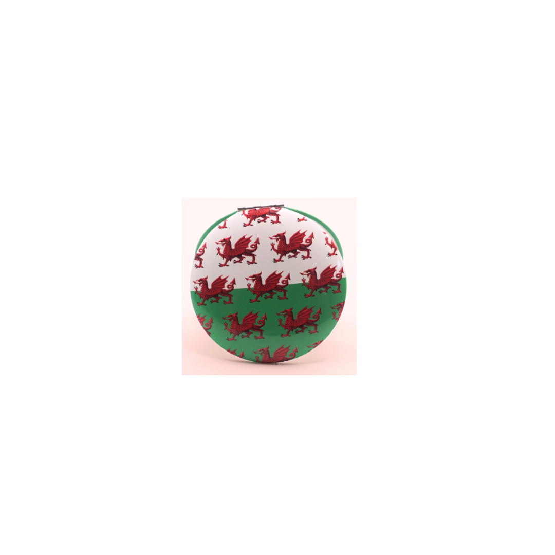 Mini Welsh Dragon Flag Compact Mirror | Creation City 🇼🇸