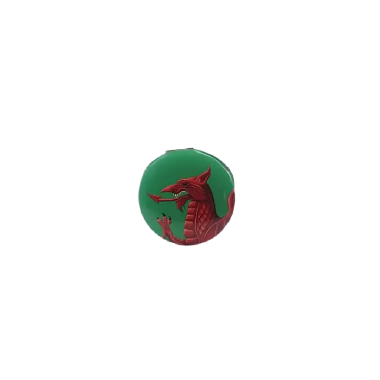 Welsh Dragon Compact Mirror – Green Background | Creation City