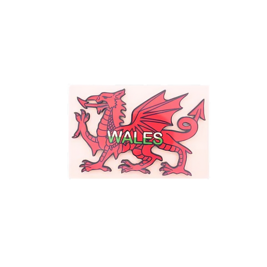 Welsh Dragon Wooden Magnet Creation City