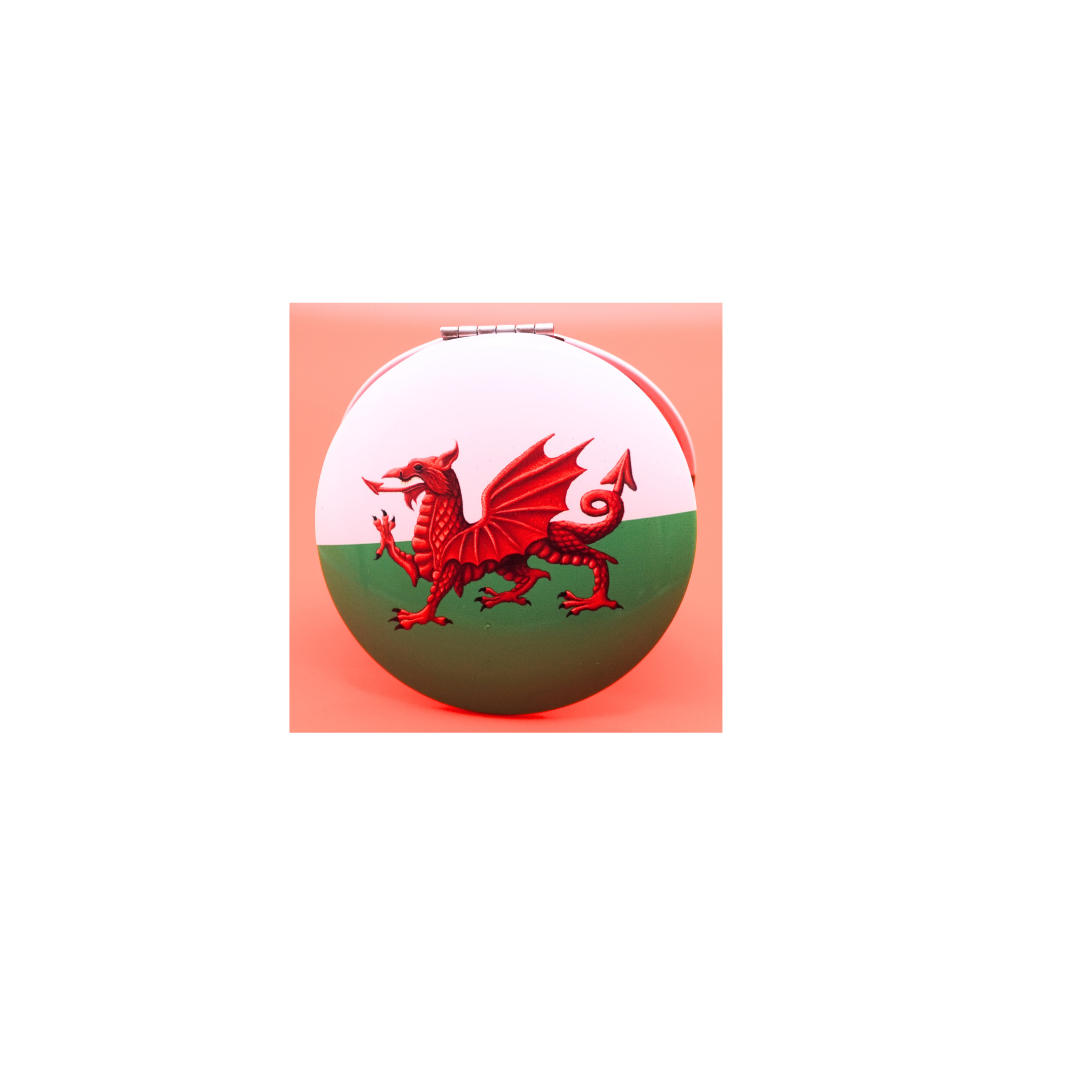 Handmade Welsh mirror with Celtic design – decorative wall mirror